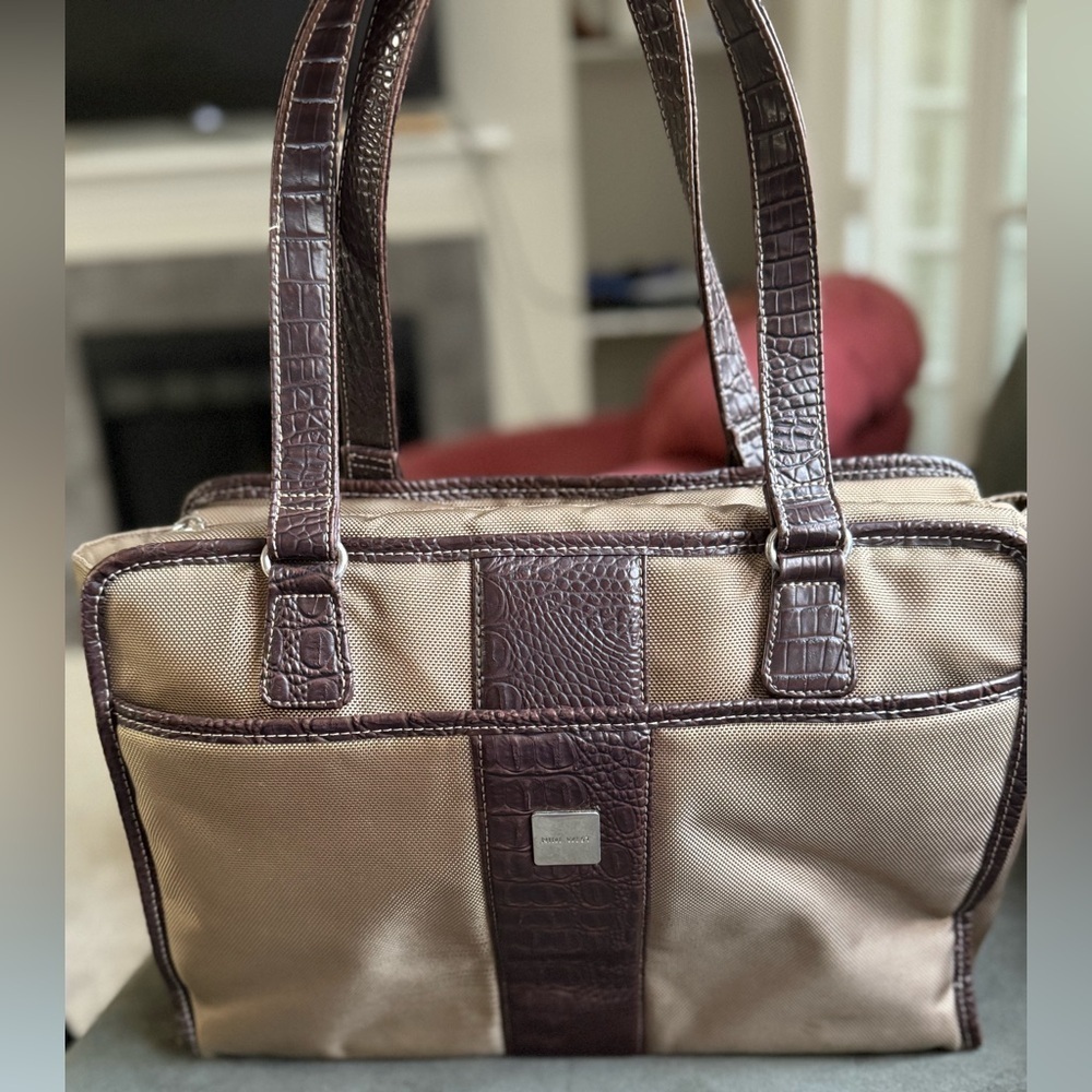 Nine West Tan and Brown Work Bag - Picture 2 of 13